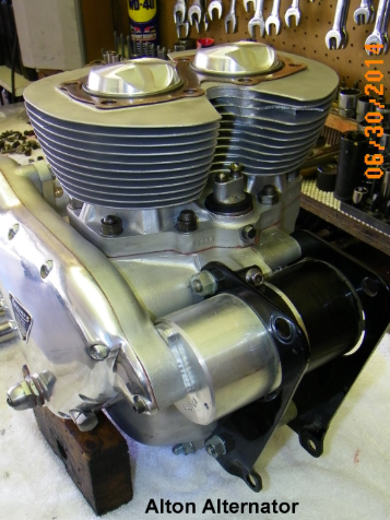 Alton alternator generator replacement for vintage British bikes