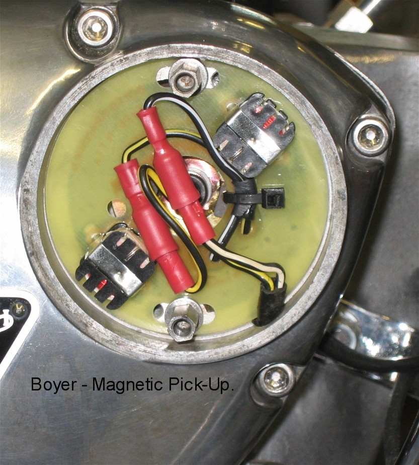 1970 Triumph T120 — Boyer electronic ignition installation, step 1
