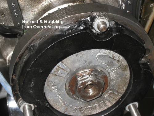 1971 Triumph TR6 — Alton alternator installation in progress