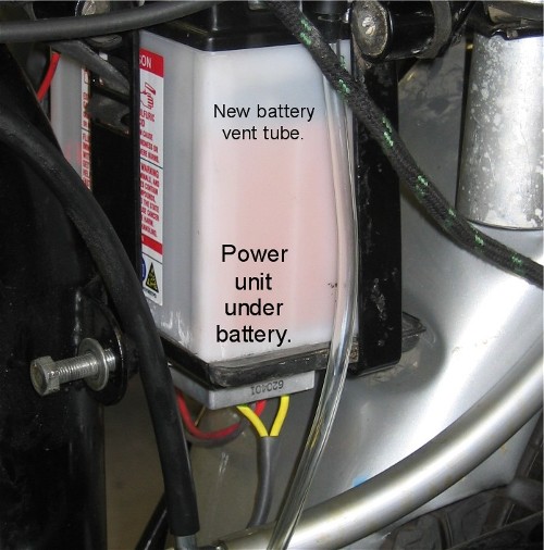 1971 Triumph TR6 — power unit / rectifier assembly